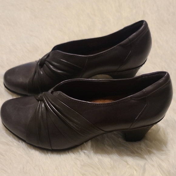 COBB HILL New Balance Elegant Gray Women's Leather 2" Heel Shoes - Size 9N - Picture 10 of 14